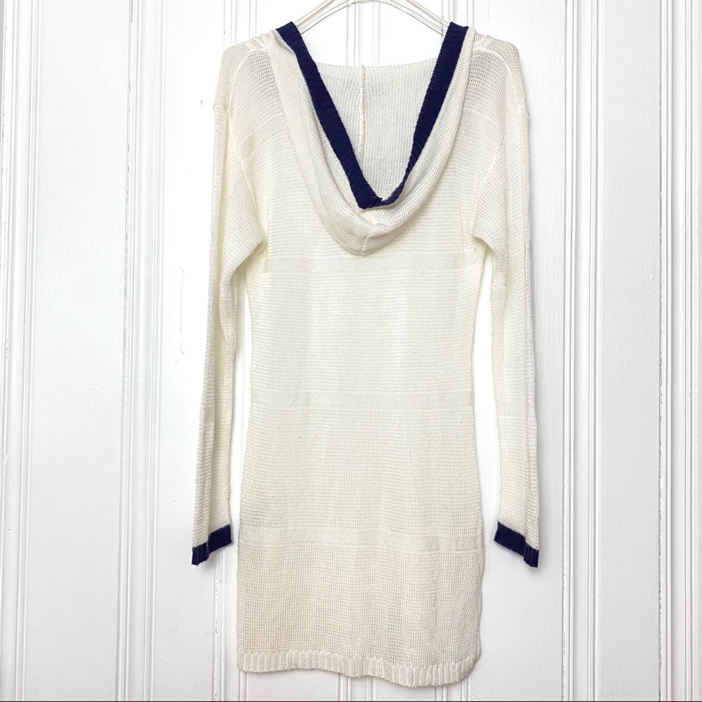 Cynthia Rowley Lightweight Tunic Sweater w/ hood